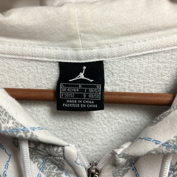 Nike Air Jordan AOP 23 Jacket Men's Large Full Zip Hoodie Jumpman Logo RARE - Picture 2 of 5
